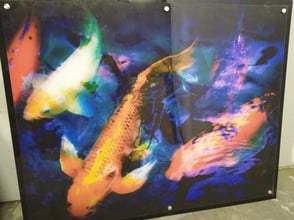 Second Surface Fine Art Replication Standoff Sign