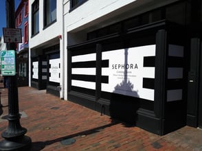 Custom branding package for a Sephora location