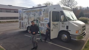 Vehicle Wrap, VCU Police installed by Jackson Crane of Action Installation & Project Management, Asheville N.C.