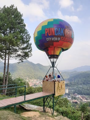sawah lunto big baloon