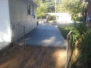 side of the house concrete slab concrete contractors huntsville al