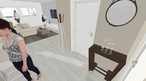 Rénovation appartement Cannes : découvrez les plans 3D d'un projet élégant et contemporain.