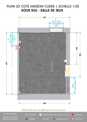 Projet villa Cuers: Plans 2D détaillés par i3deco, décorateur d'intérieur Var.