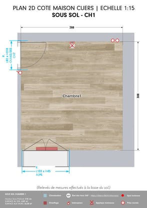 Rénovation villa Cuers: Plans 2D par i3deco, architecte d'intérieur à Toulon.