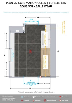 Visualisation 2D villa Cuers: Projet de décoration par i3deco, Var.