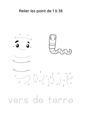 point à relier vers de terre