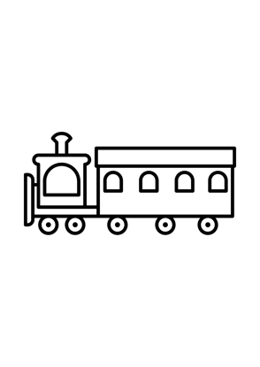 coloriage train