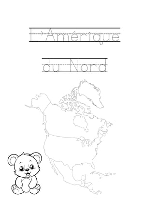 coloriage amérique du nrd
