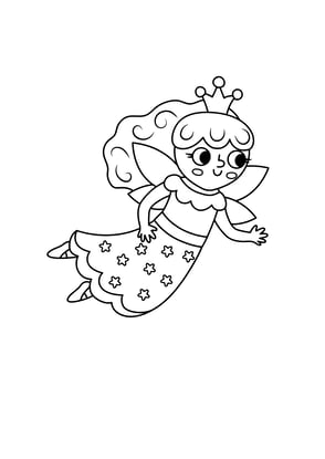 coloriage fée