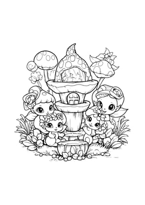 coloriage lutins