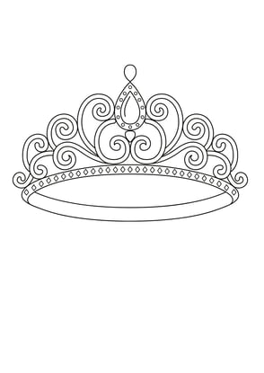 coloriage couronne