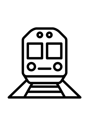 coloriage train