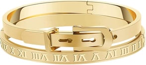 Gold Silver Plated Bracelets for Men Women Roman Numeral Bangle Bracelet
