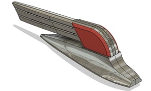 Nosek-emblemat do Volvo PV801 Skan 3D