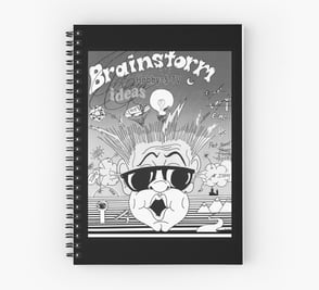 Brainstorm Journal a Great Place to Keep Your Ideas Safe - ideasTMM Designed by Karen Barron