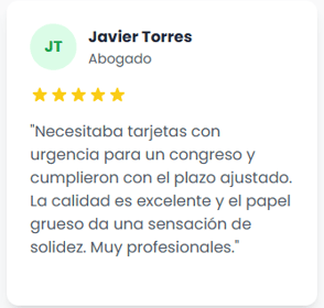 tarjetas recién impresas, entrega, impresión profesional