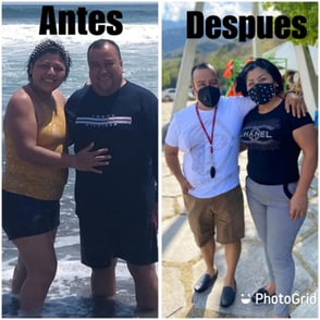 pareja antes y después