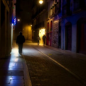 Calle solitaria
