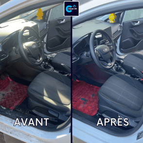 avant apres nettoyage ford