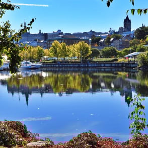 Bassin Louise, plan d'eau.