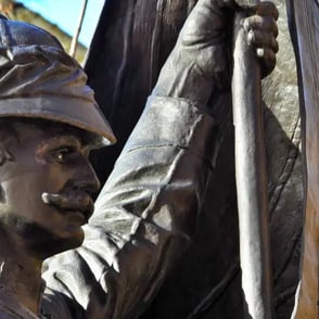 Monument des Boers, détail.