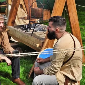 Festival Celtique, duo d'hommes.