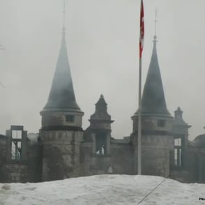 Incendie du Manèege., tourelle.