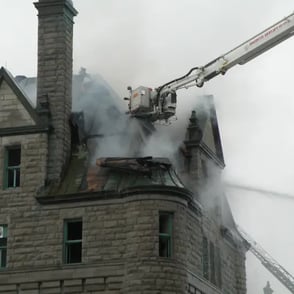 Incendie du Manèege., échelle.