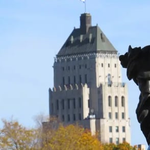 Édifice Price, monument, automne