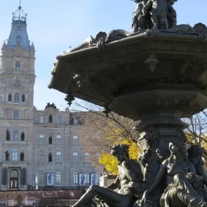 Fontaine de Tourny, parlement du Québec.