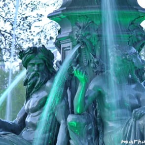 Fontaine de Tourny, Québec.