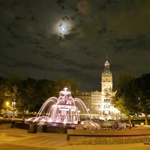 Fontaine de Tourny, Québec.parlement du Québec.