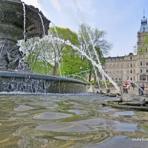 Fontaine de Tourny, Québec.