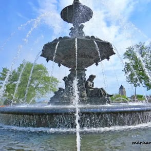 Fontaine de Tourny, Québec.