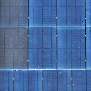 Photography image of electric solar panels