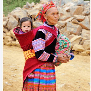 Minority ethnic woman in Lai Chau North Vietnam