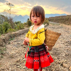 Child Lai Chau North Vietnam