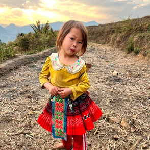 Child Lai Chau North Vietnam