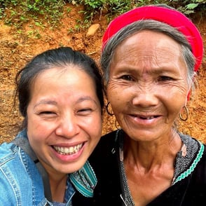 Ethnic minority woman Lai Chau North Vietnam