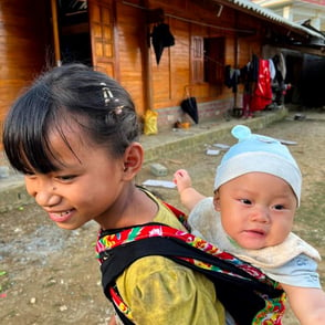 Children Lai Chau North Vietnam