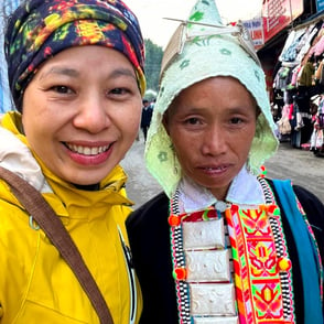 Ethnic minority woman Lai Chau North Vietnam