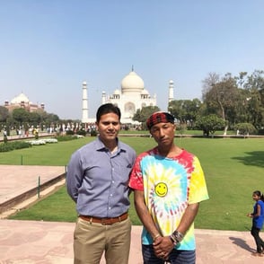 With Mr. Pharrell Williams, American singer and musician