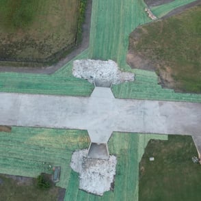 Concrete Road Aerial View