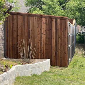 Dark Wood Fence