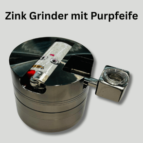 zink grinder mit purpfeife
