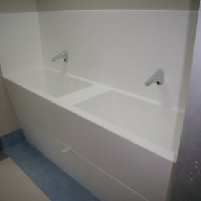 ΝΕΡΟΧΥΤΕΣ ΠΛΥΣΗΣ ΧΕΙΡΟΥΡΓΕΙΟΥ - SINK SCRUB UP - SOLID SURFACES