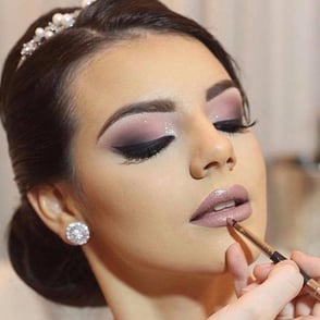 smokey bridal makeup