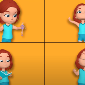 Personnage 3D petit fille