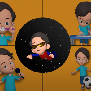 Personnage 3D petit garçon