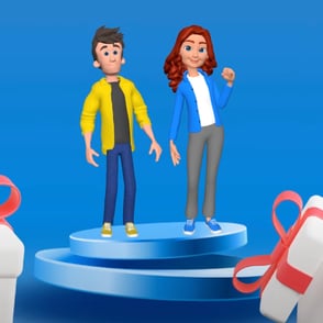 Personnages 3D adultes